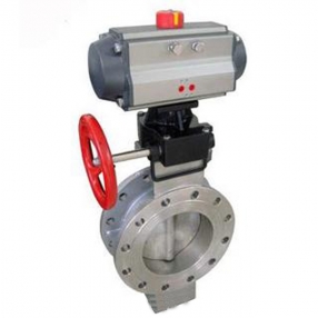 D643W不鏽鋼氣動法蘭蝶閥