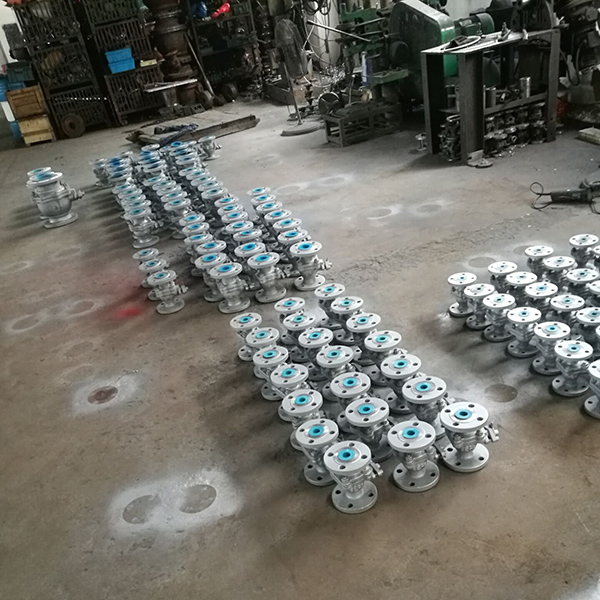 美标高平台法蘭球閥廠房環境