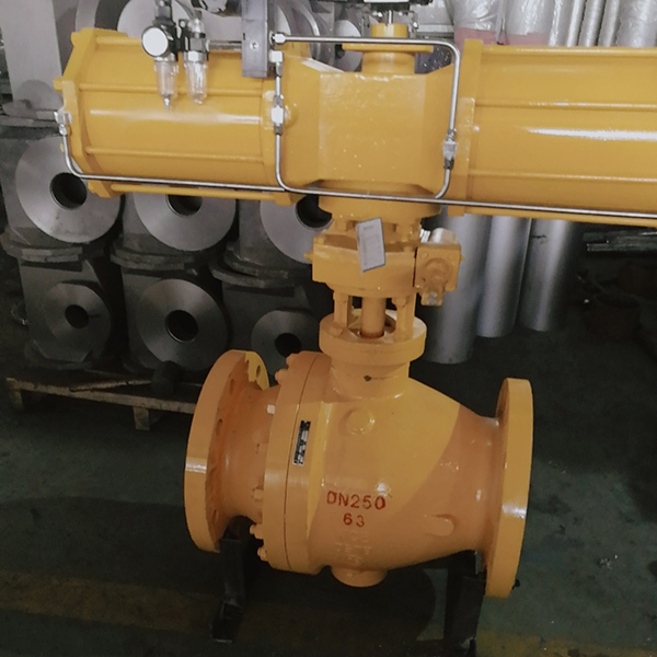 不鏽鋼氣動球閥DN250