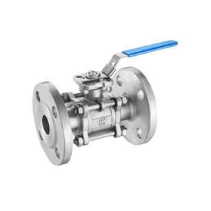 三片式大口徑高平台法蘭球閥