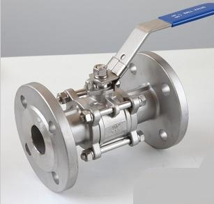 日标三片式法蘭球閥