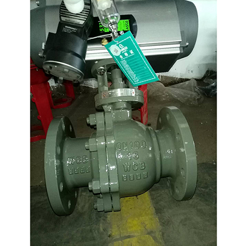 不鏽鋼氣動球閥DN100